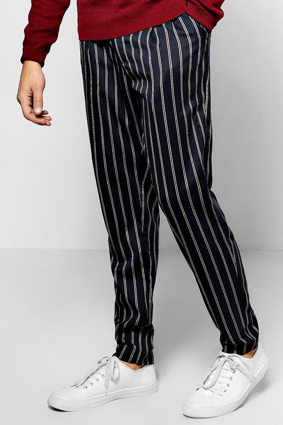 Stripe Slim Fit Trousers
